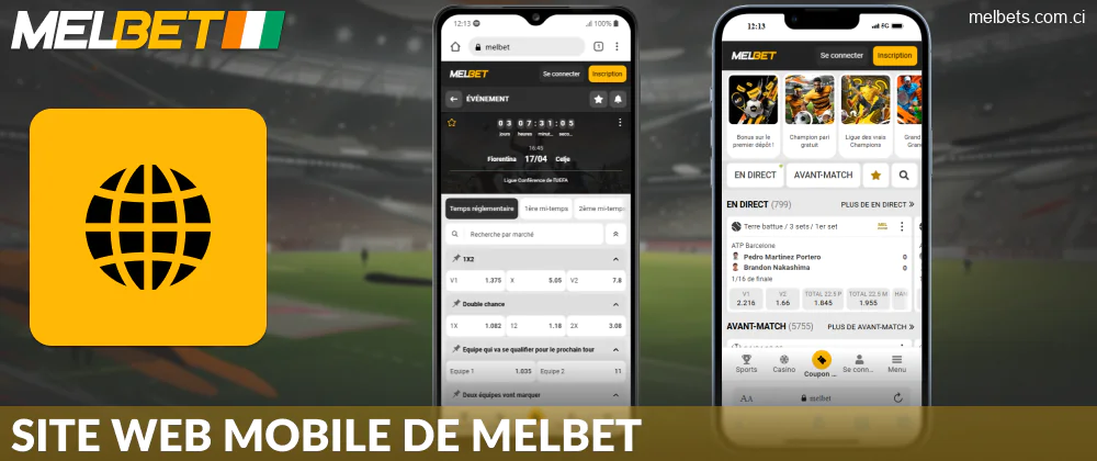 Version navigateur de Melbet pour les Ivoiriens