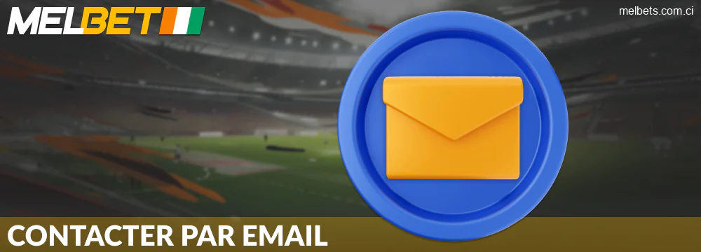 Contact par e-mail avec Melbet Côte d’Ivoire